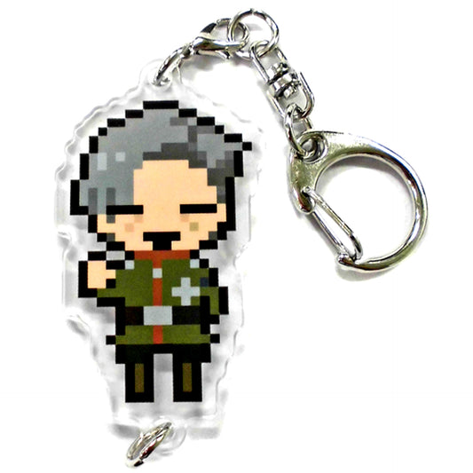 Hans von Zettour Saga of Tanya the Evil the Movie Trading Acrylic Keychain Theater Goods [USED]