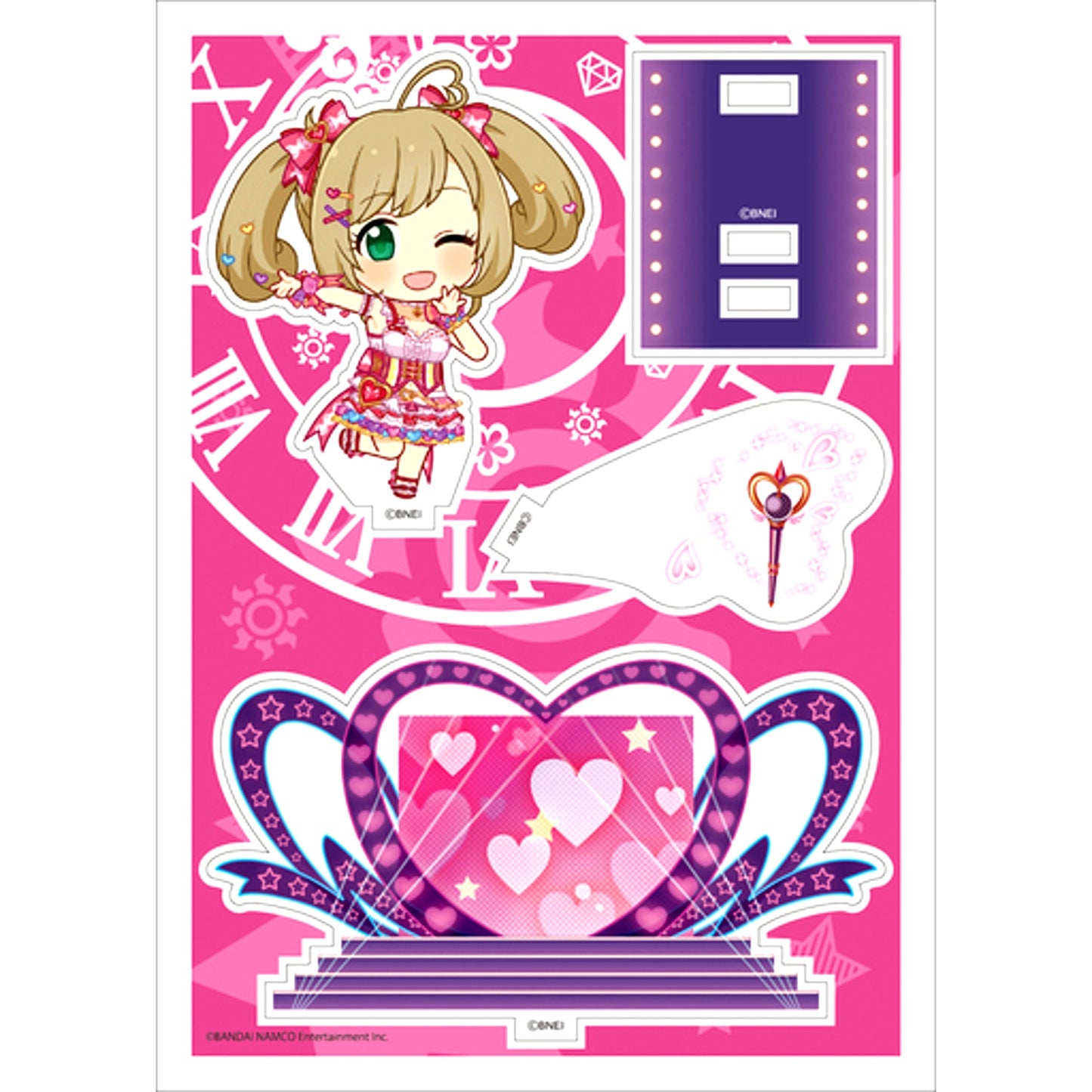 Shin Sato THE IDOLM@STER CINDERELLA GIRLS Acrylic Character Plate Petit 11 [USED]