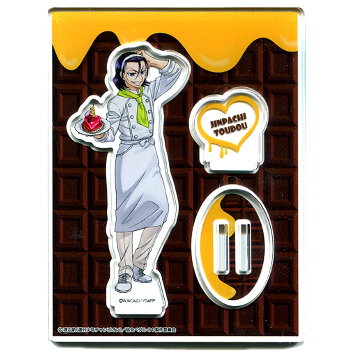 Jinpachi Toudou Acrylic Figure Stand Yowamushi Pedal Glory Line Valentine Celebration Shibuya Marui [USED]