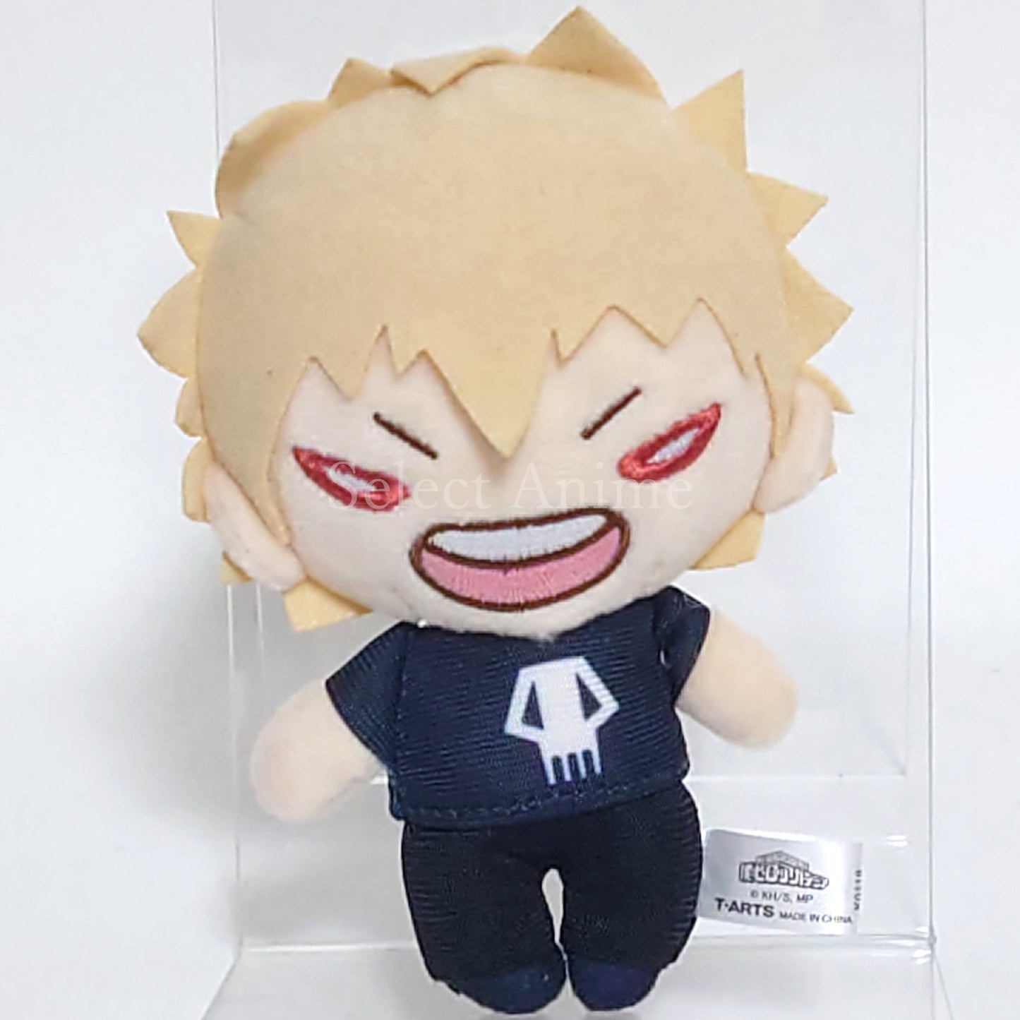 My Hero Academia Katsuki Bakugo Plain Clothes Nitotan Plush Toy with Ball Chain Keychains [USED]