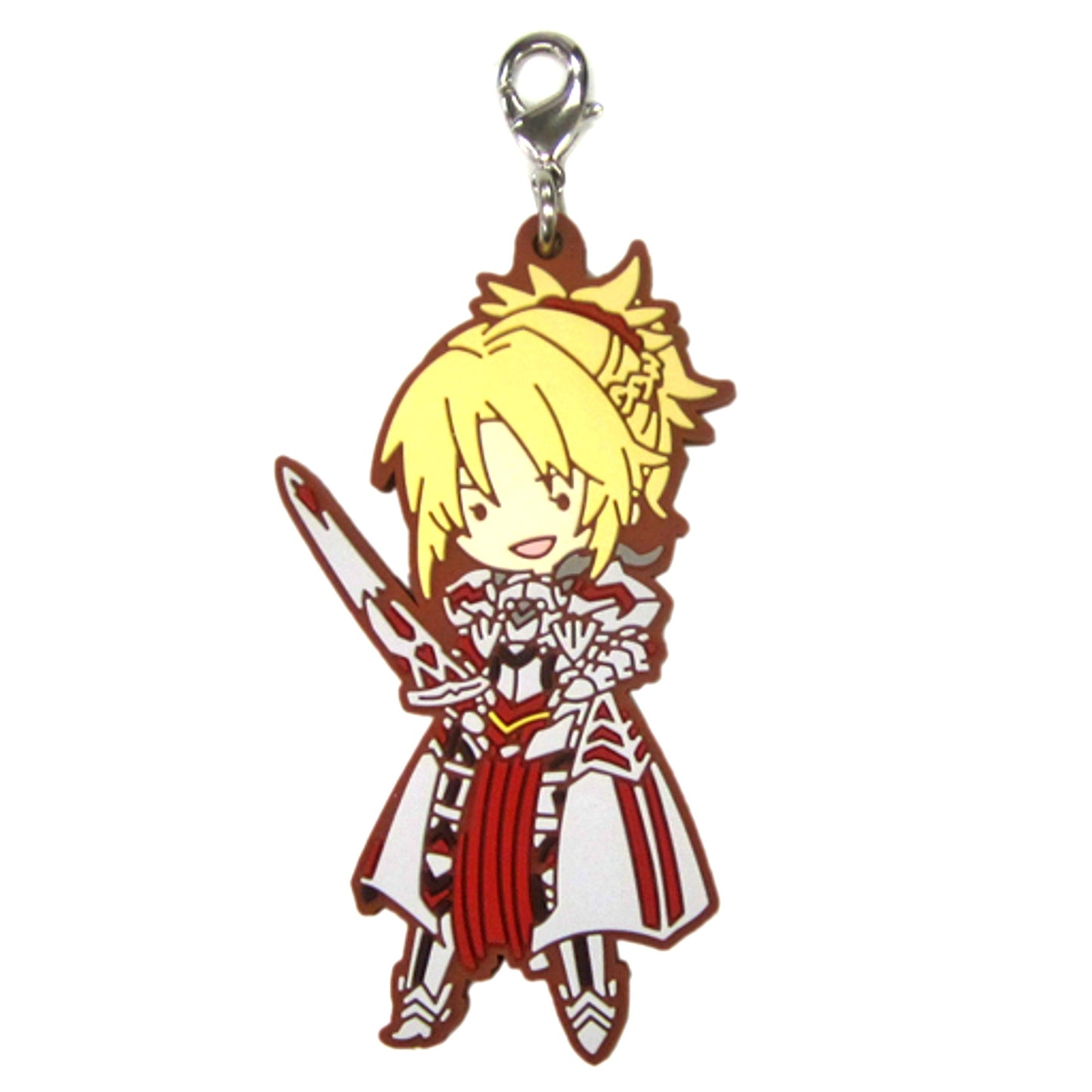 Saber Mordred J Prize Ichiban Kuji Fate/Grand Order Camelot of Sugar Pochette Rubber Charm [USED]