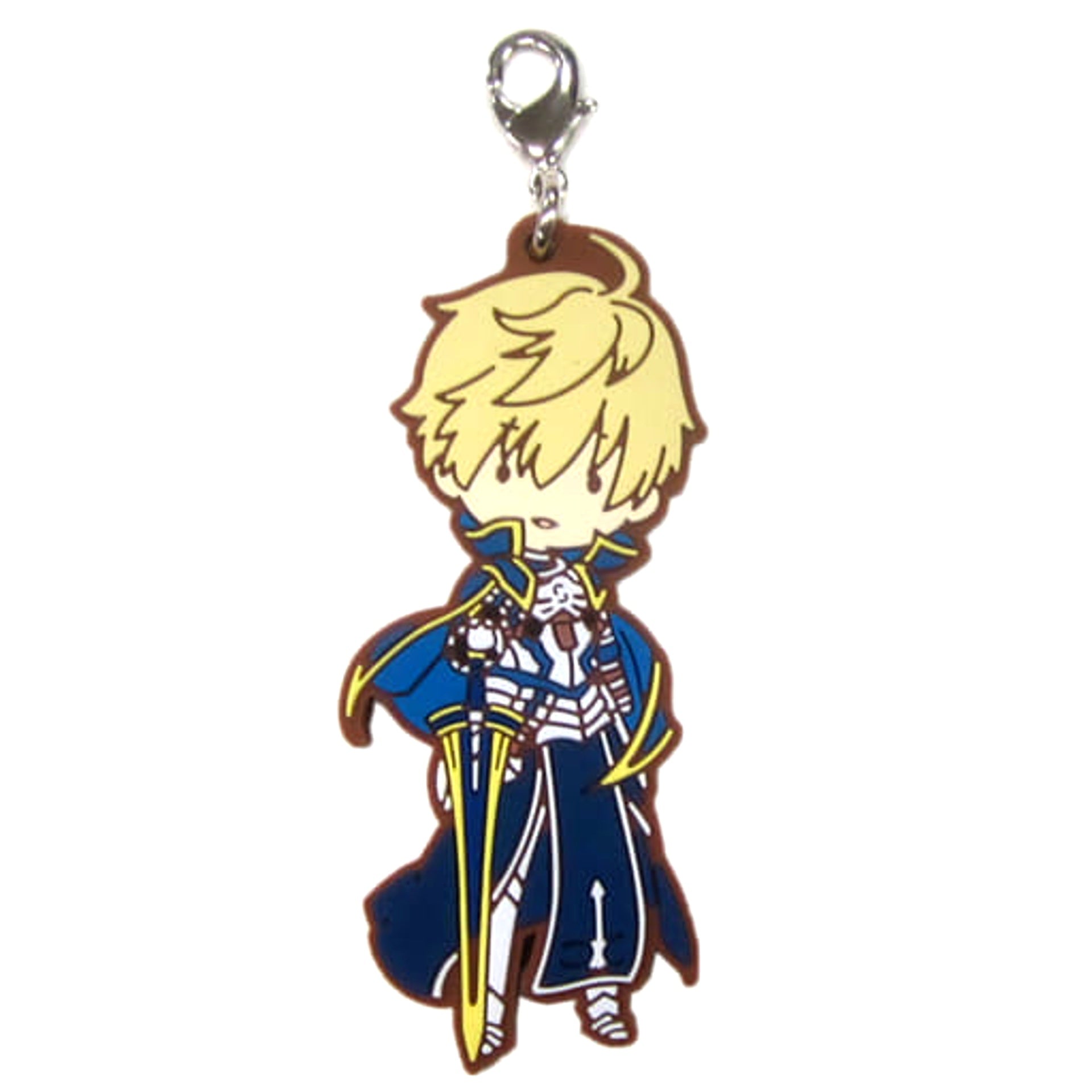 Fate/Grand Order Saber/Arthur Pendragon Ichiban Kuji Camelot of Sugar Pochette Rubber Charm Prize J Charm [USED]