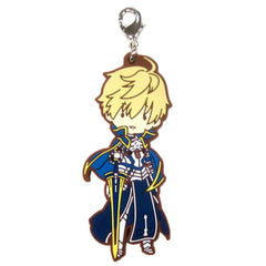 Fate/Grand Order Saber/Arthur Pendragon Ichiban Kuji Camelot of Sugar Pochette Rubber Charm Prize J Charm [USED]
