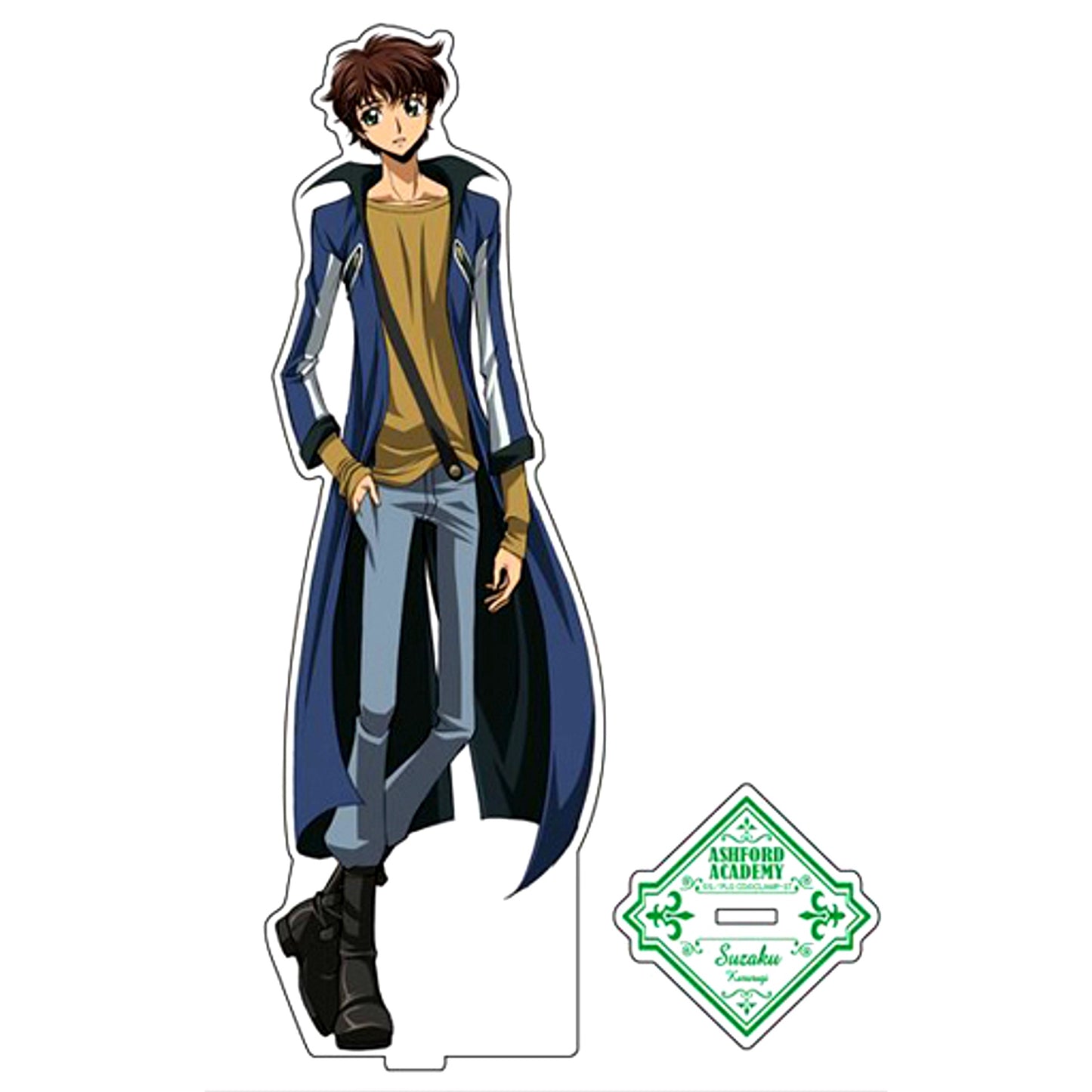 Suzaku Kururugi Casual Clothes Acrylic Figure M Code Geass Lelouch of the Rebellion [USED]