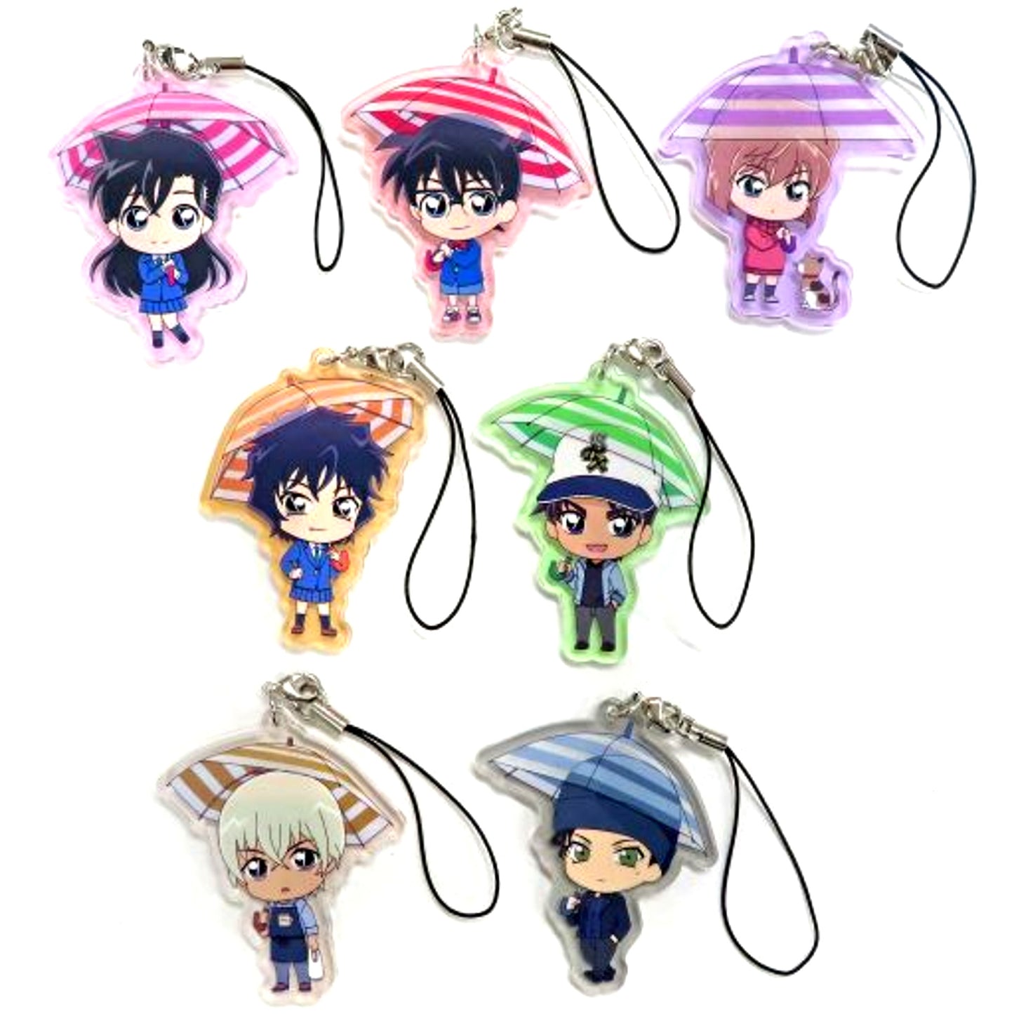 Set of 7 Detective Conan Acrylic Strap [USED]