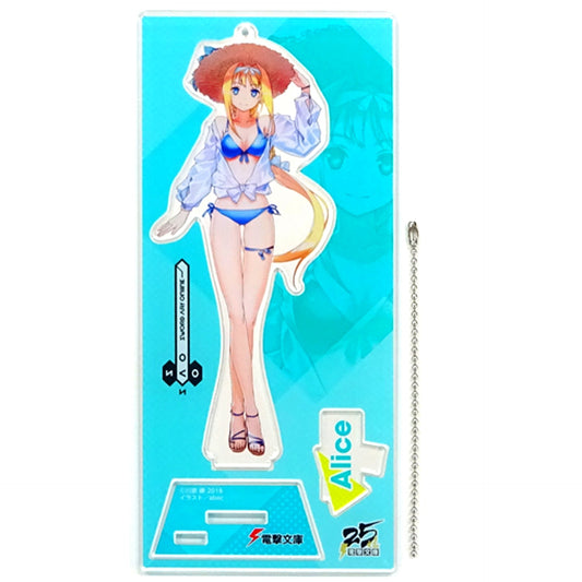 Alice Sword Art Online Dengeki Bunko 25th Anniversary Autumn Dengeki Festival Goods Acrylic Figure [USED]