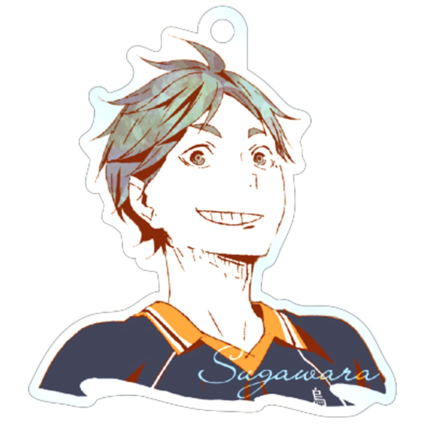 Koushi Sugawara Haikyu!! Trading Ani-Art Acrylic Keychain Ver.A [USED]