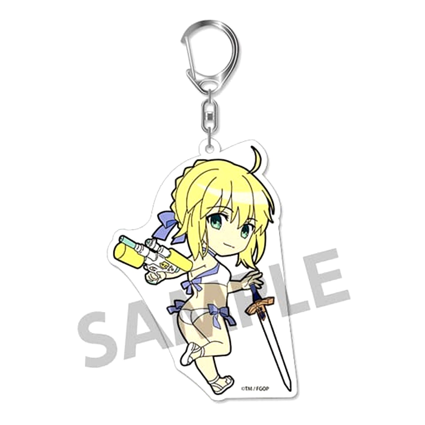 Fate/Grand Order Artoria Pendragon Pikuriru Trading Acrylic Keychain vol.7 Archer [USED]
