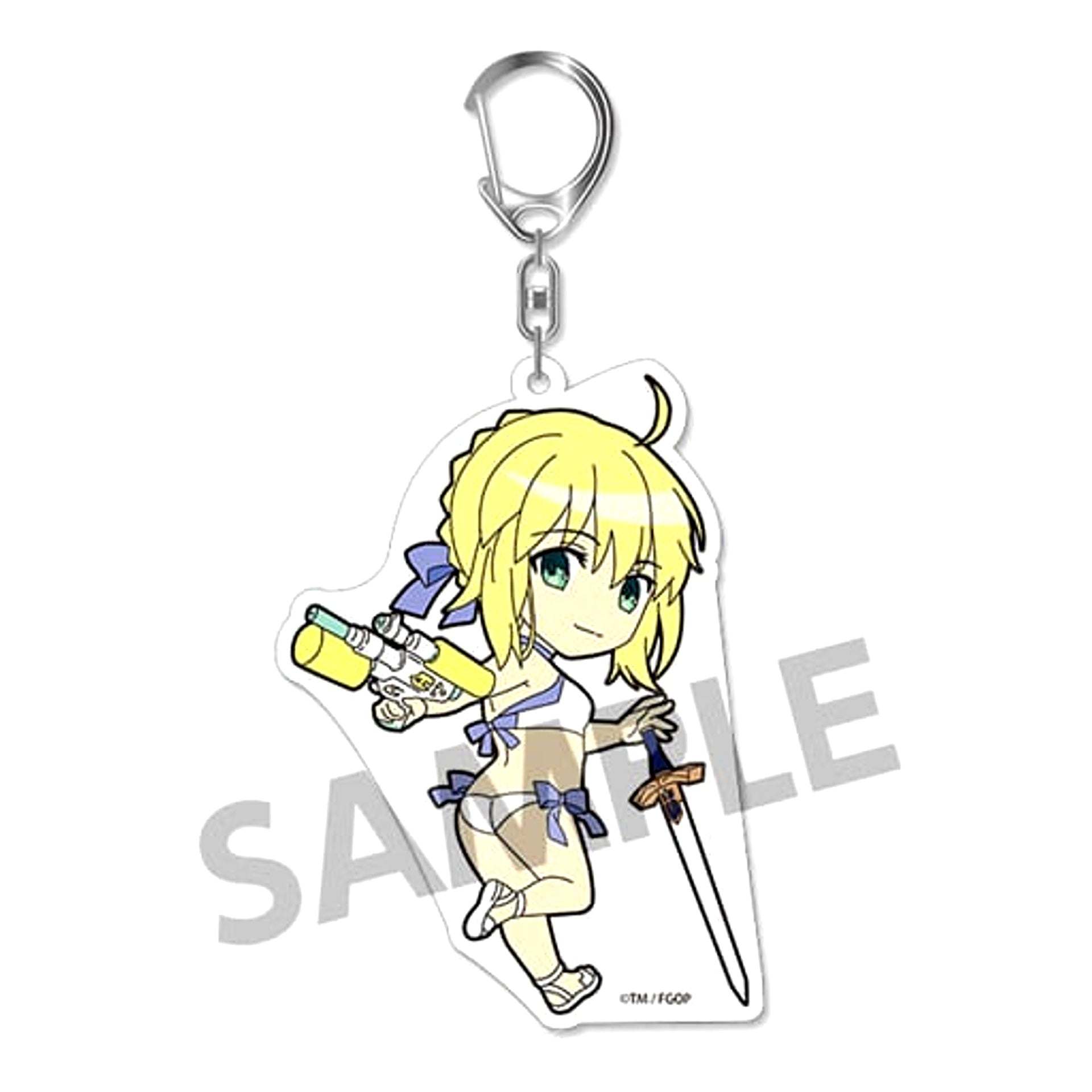 Fate/Grand Order Artoria Pendragon Pikuriru Trading Acrylic Keychain vol.7 Archer [USED]