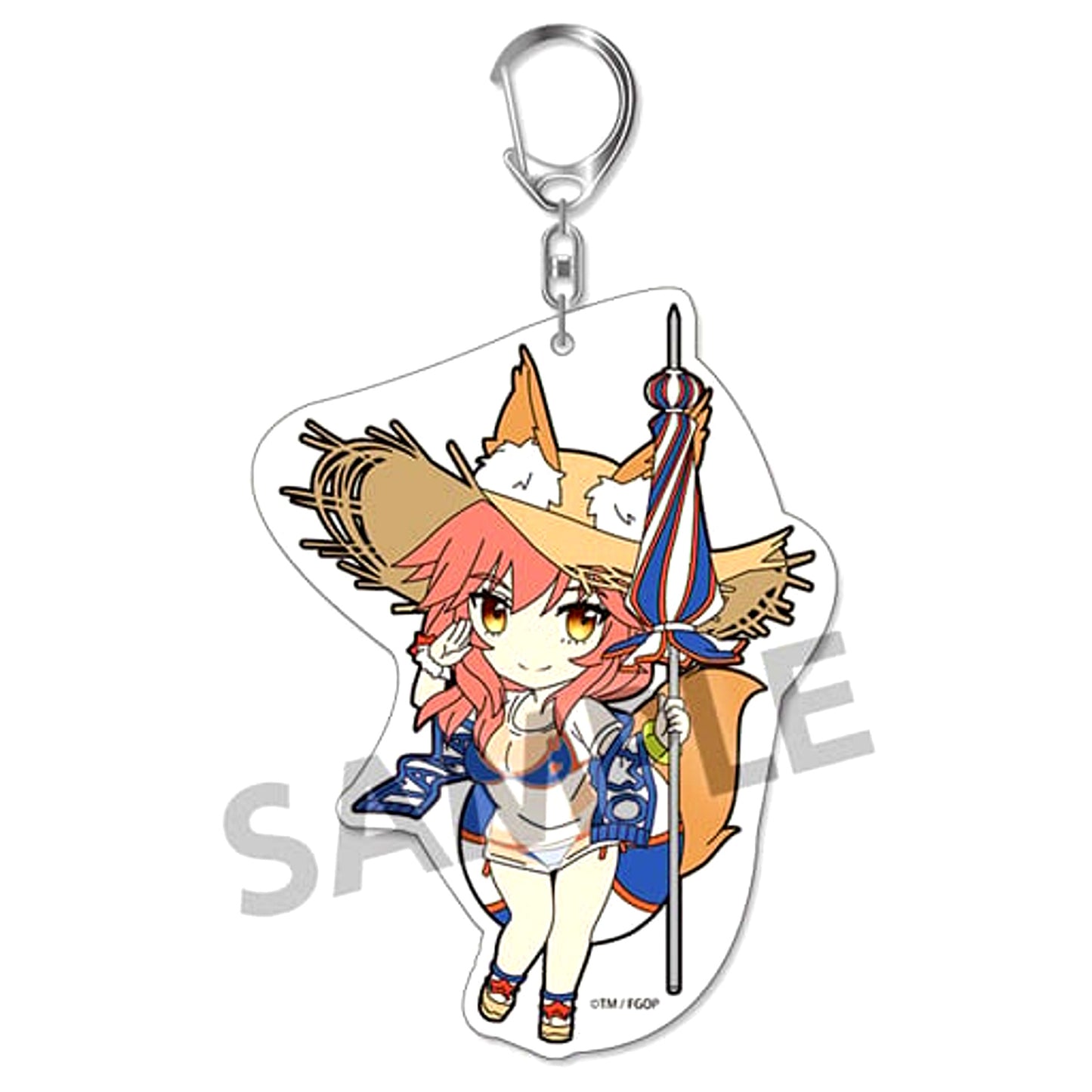 Fate/Grand Order Tamamo no Mae Pikuriru Trading Acrylic Keychain vol.7 Lancer [USED]