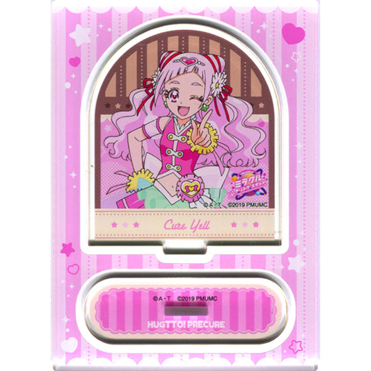 Cure Yell Movie Precure Miracle Universe x Star Twinkle PreCure Miracle Drink Trading Acrylic Stand animate cafe [USED]