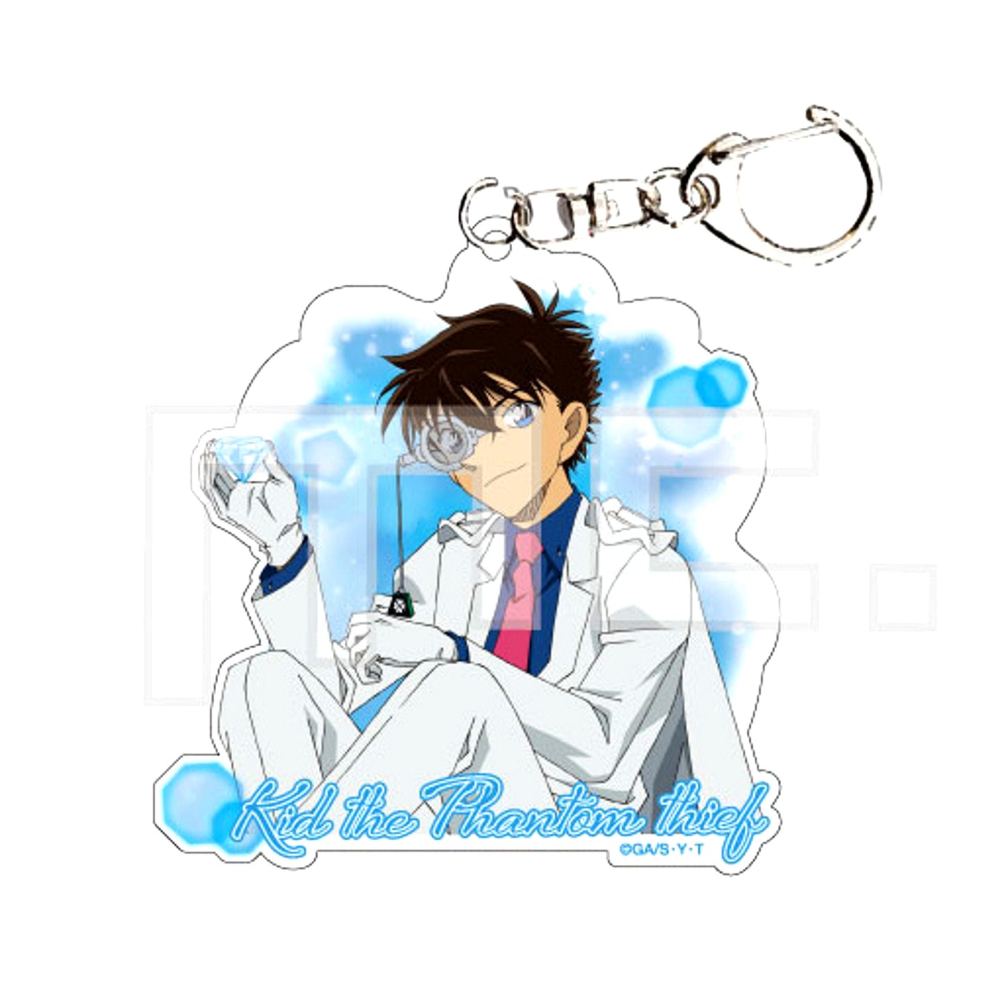 Kaitou Kid Detective Conan Making People Lazy Series Acrylic Keychain [USED]