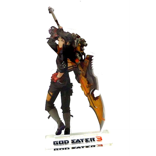 Hugo Pennywort GOD EATER 3 x Machi Asobi Cafe Acrylic Stand [USED]