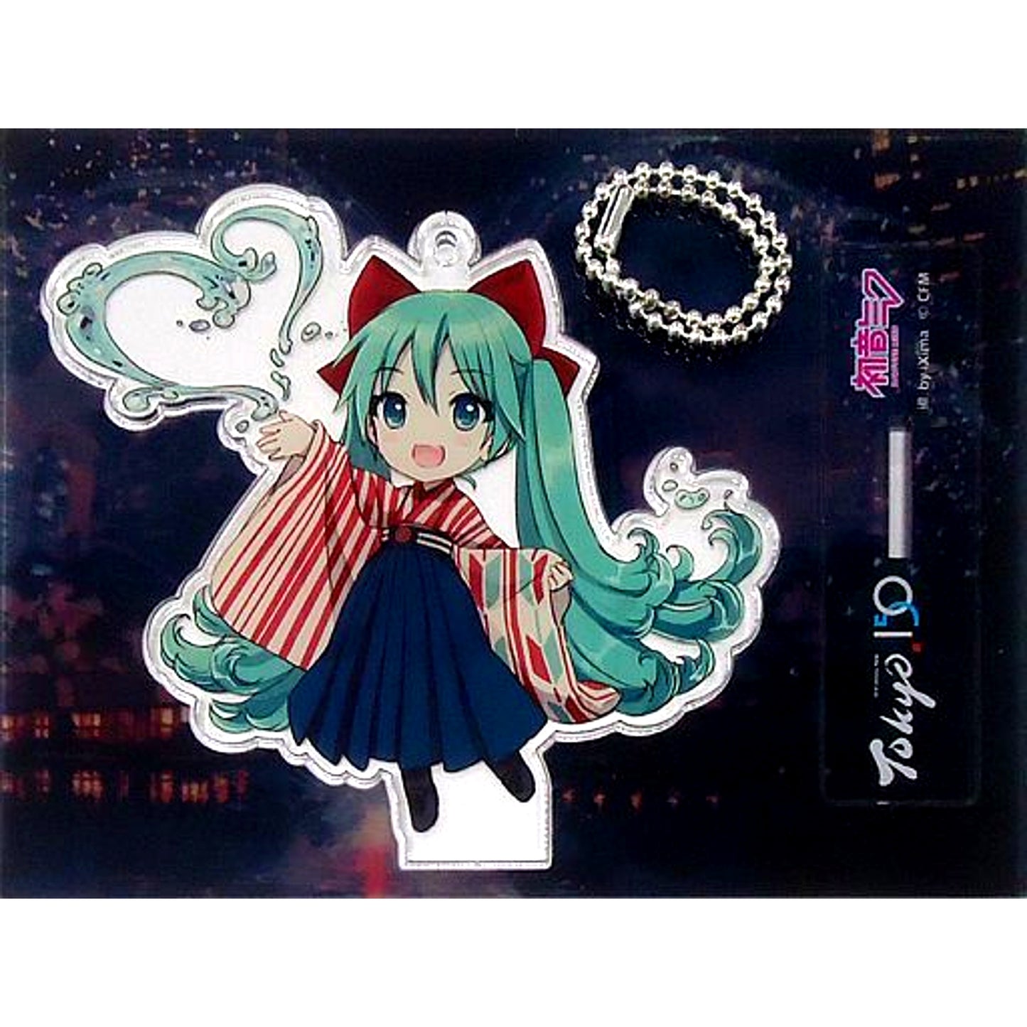 Hatsune Miku SD Acrylic Stand B VOCALOID Tokyo 150th Anniversary Fes Ltd [USED]