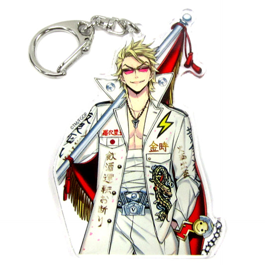 Rider Sakata Kintoki Craft Essence Style Illustration Acrylic Keychain Fate/Grand Order AnimeJapan 2019 Goods [USED]