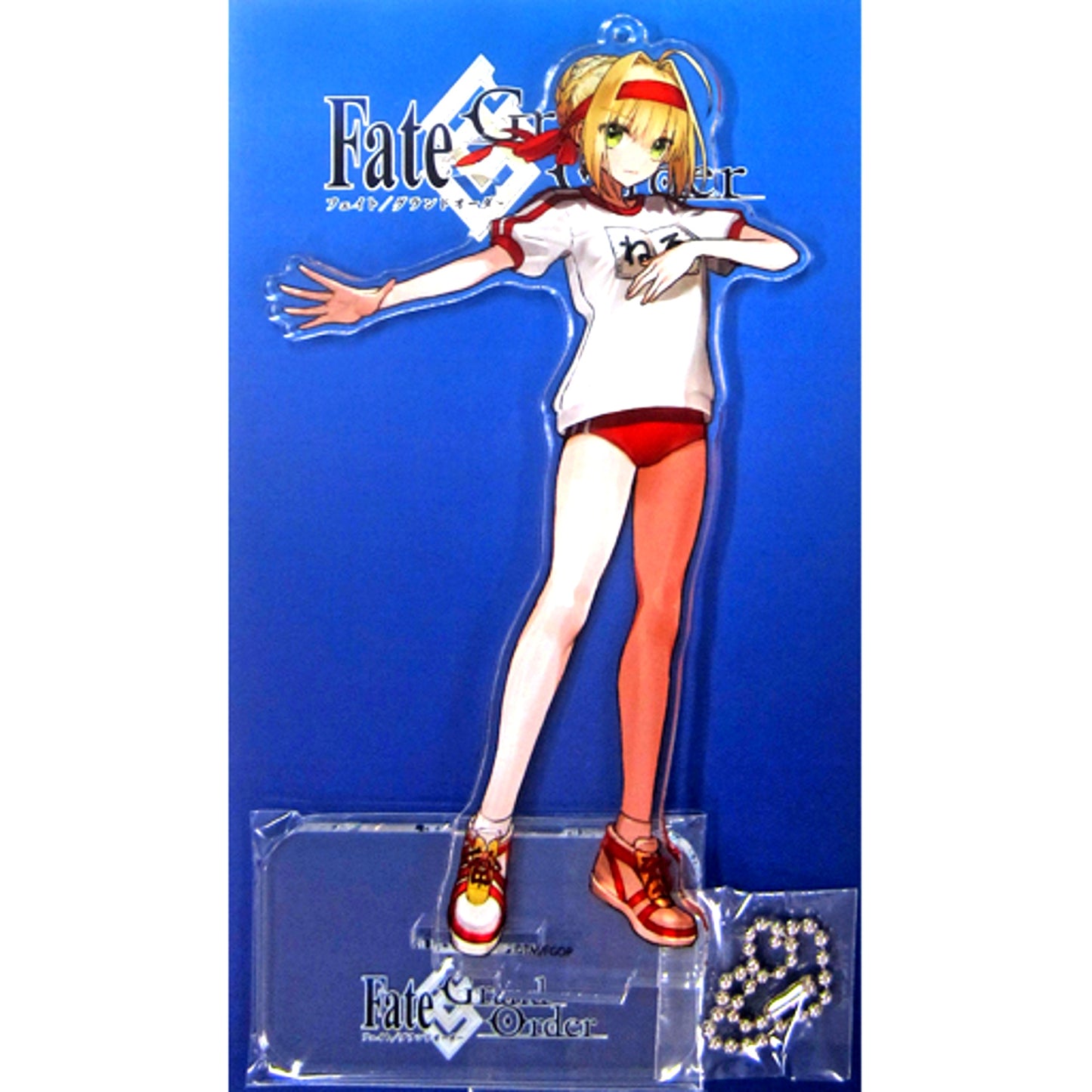 Saber/Nero Claudius Spirit Dress Olympia Gymnastics Uniform Character Pick Up Acrylic Mascot Fate/Grand Order AnimeJapan 2019 Goods [USED]