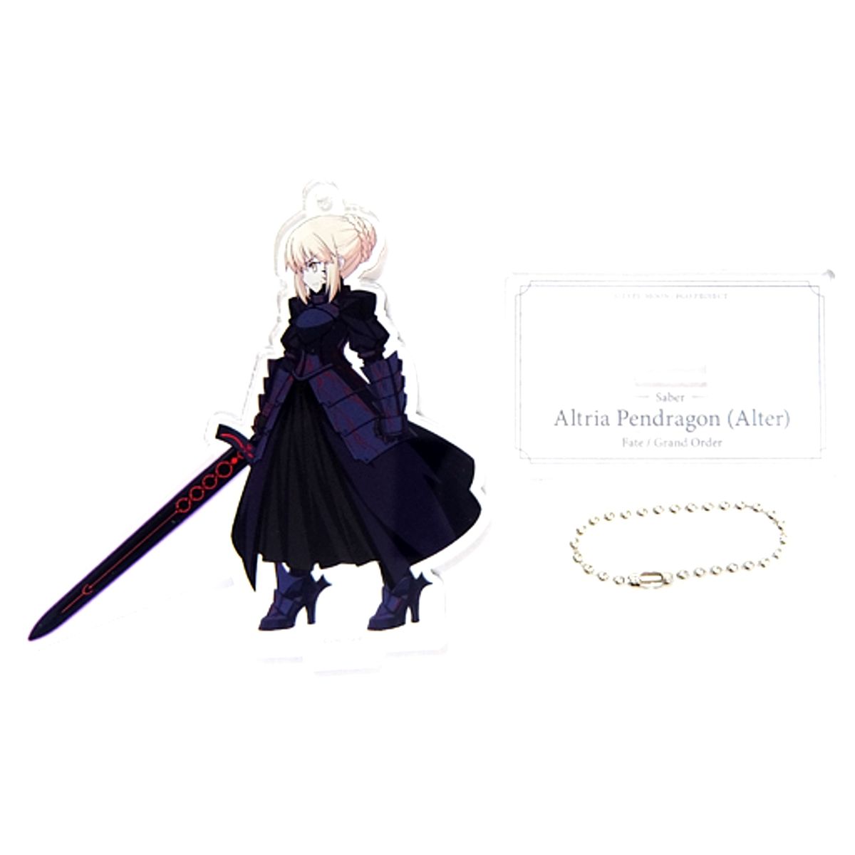 Saber, Altria Pendragon Fate/Grand Order Alter Battle Character Style Acrylic Stand AnimeJapan 2019 Goods [USED]