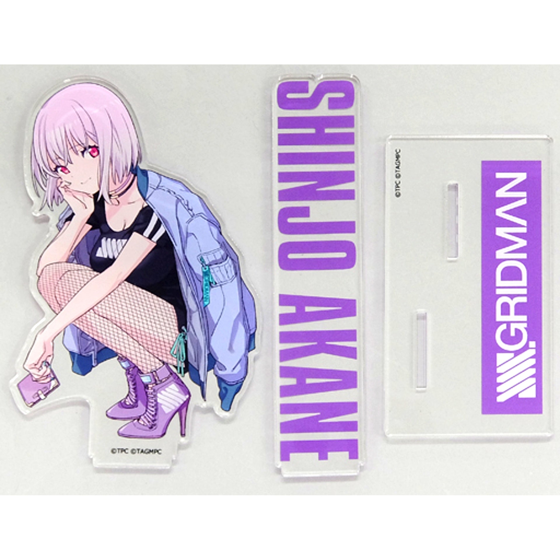 Akane Shinjo AJ2019 Ver. SSSS.GRIDMAN AnimeJapan 2019 Goods BIG Acrylic Stand [USED]