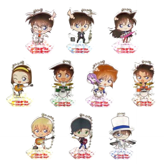 Set of 10 Detective Conan AnimeJapan 2019 Goods Blind Mini Acrylic Stand [USED]