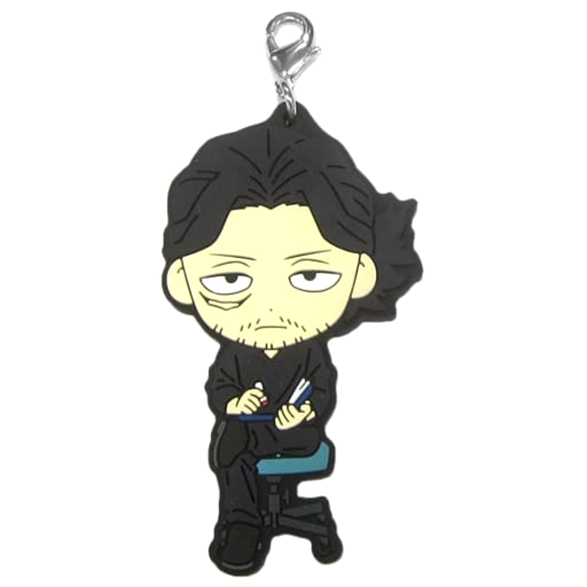 My Hero Academia Shota Aizawa Ichiban Kuji Break Time Rubber Charm Kyunchara Illustrations Prize D Charm [USED]