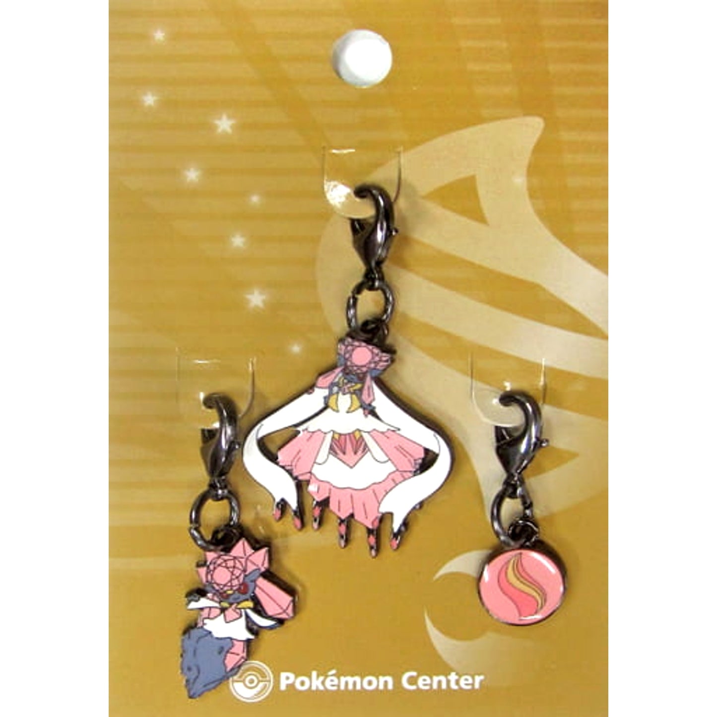 Pokemon Mega Diancie Metal Charm Pokemon Center Limited Charm [USED]