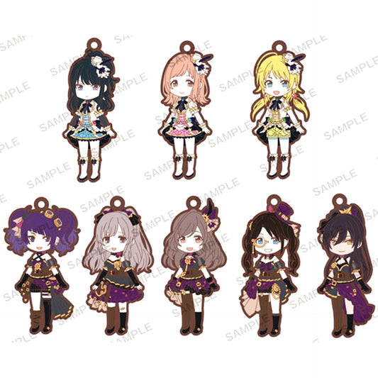 Set of 8 The Idolm@ster Shiny Colors Rubber Strap Unit Outfit Ver. BOX A [USED]