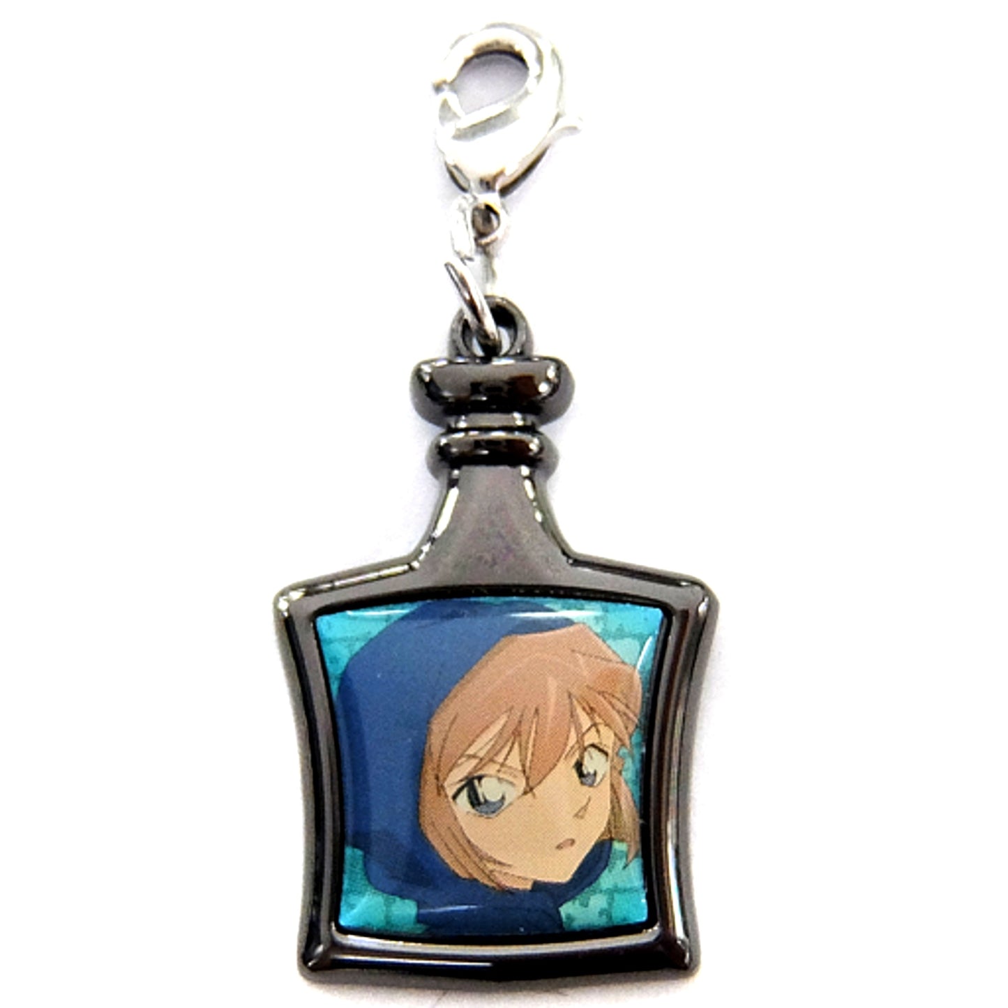 Ai Haibara B Blue Background Detective Conan The Darkest Nightmare Metal Charm Collection [USED]