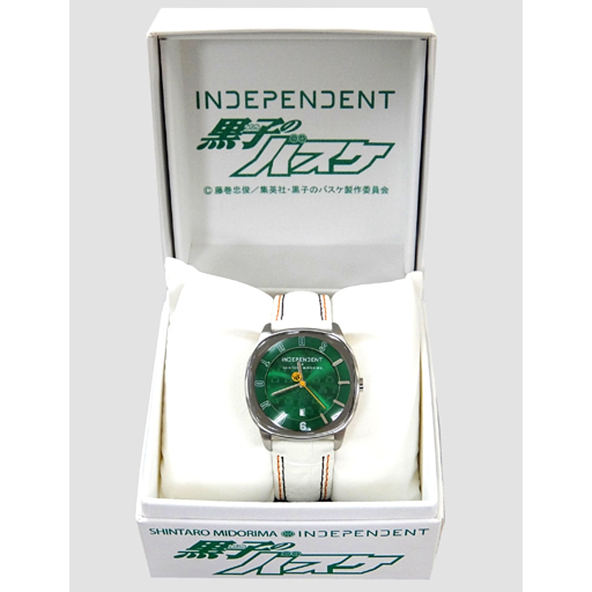 Shintaro Midorima Model Official Collaboration Watch Leather Belt Type INDEPENDENT x Kuroko's Basketball [USED]