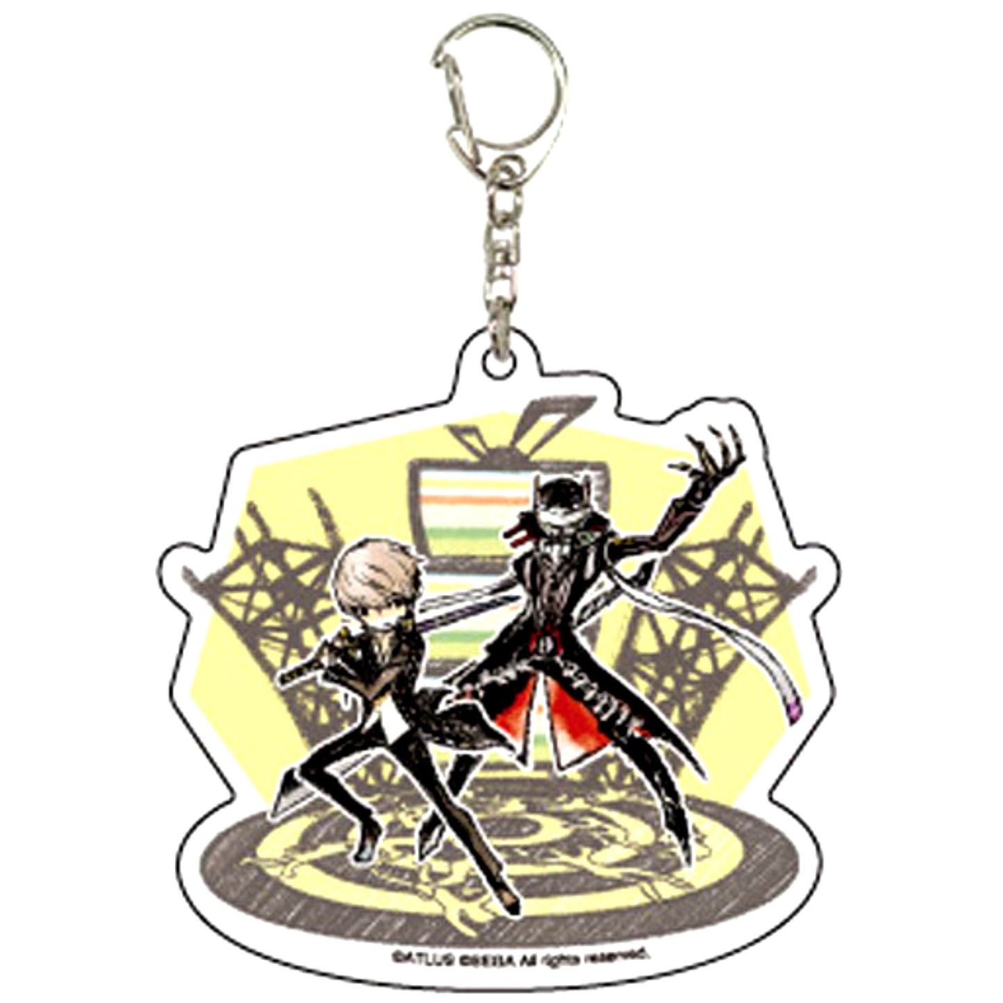 Yu Narukami Persona 4 The Golden Acrylic Keychain 01 GraffArt Design [USED]