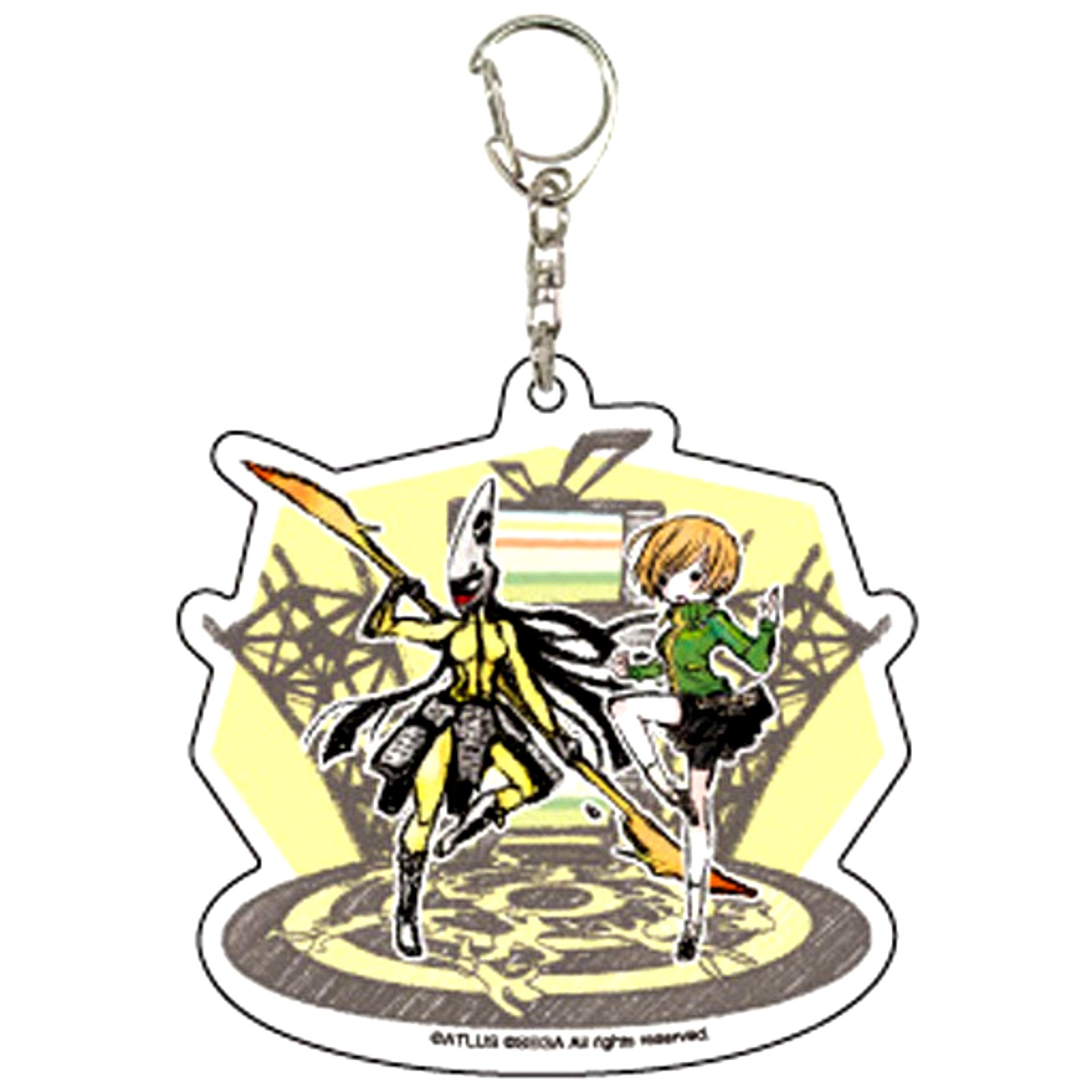 Chie Satonaka Persona 4 The Golden Acrylic Keychain 01 GraffArt Design [USED]