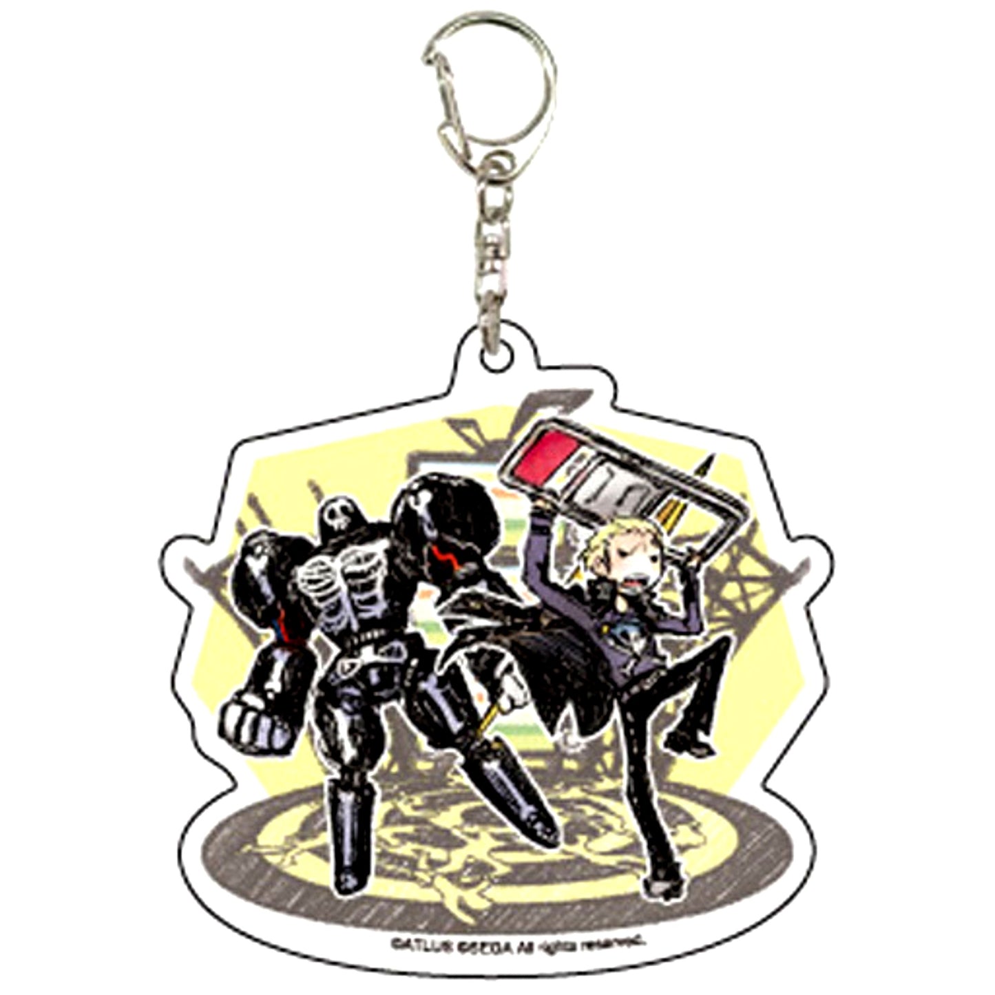 Kanji Tatsumi Persona 4 The Golden Acrylic Keychain 01 GraffArt Design [USED]