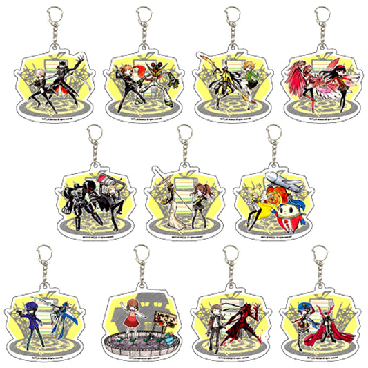 Set of 11 Persona 4 The Golden Acrylic Keychain 01 GraffArt Design [USED]