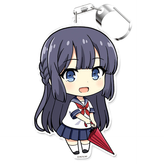 Shoko Makinohara Junior High School Ver. Punikore! Rascal Does Not Dream of Bunny Girl Senpai Keychain [USED]
