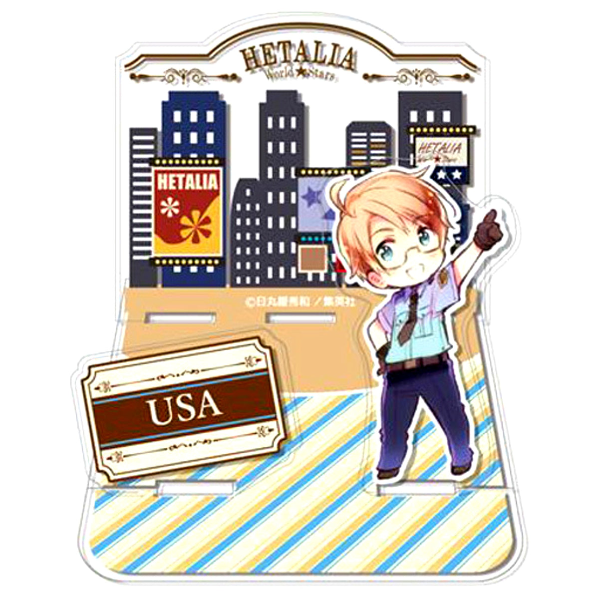 America Hetalia World Stars Acrylic Diorama Stand [USED]
