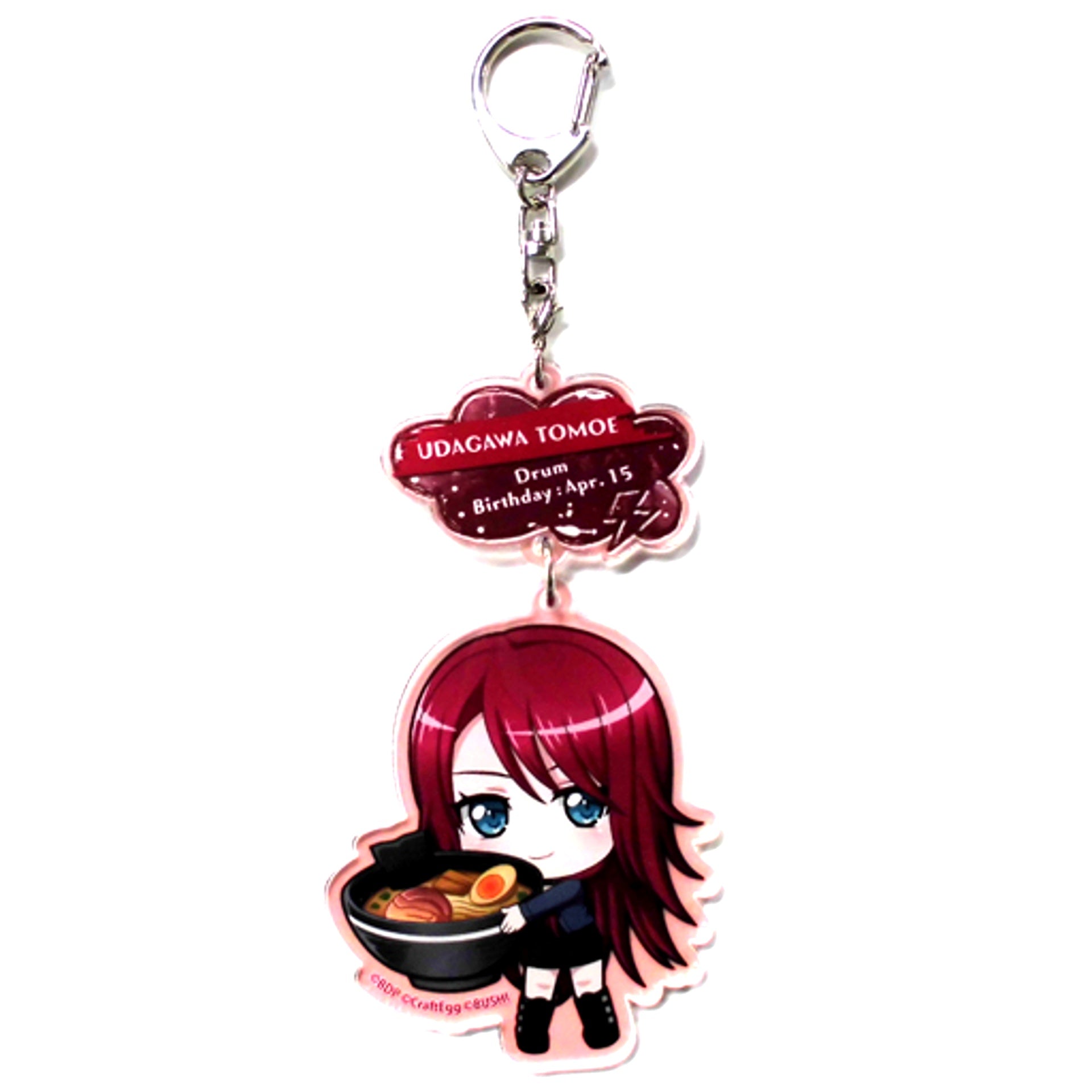 Tomoe Udagawa BanG Dream! Girls Band Party! Autumn Fes 2019 Spring Goods Mugyutto Acrylic Keychain [USED]