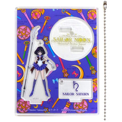 Sailor Moon the Miracle 4-D Sailor Saturn Collectible Acrylic Keychain Universal Studios Japan Limited Keychains [USED]