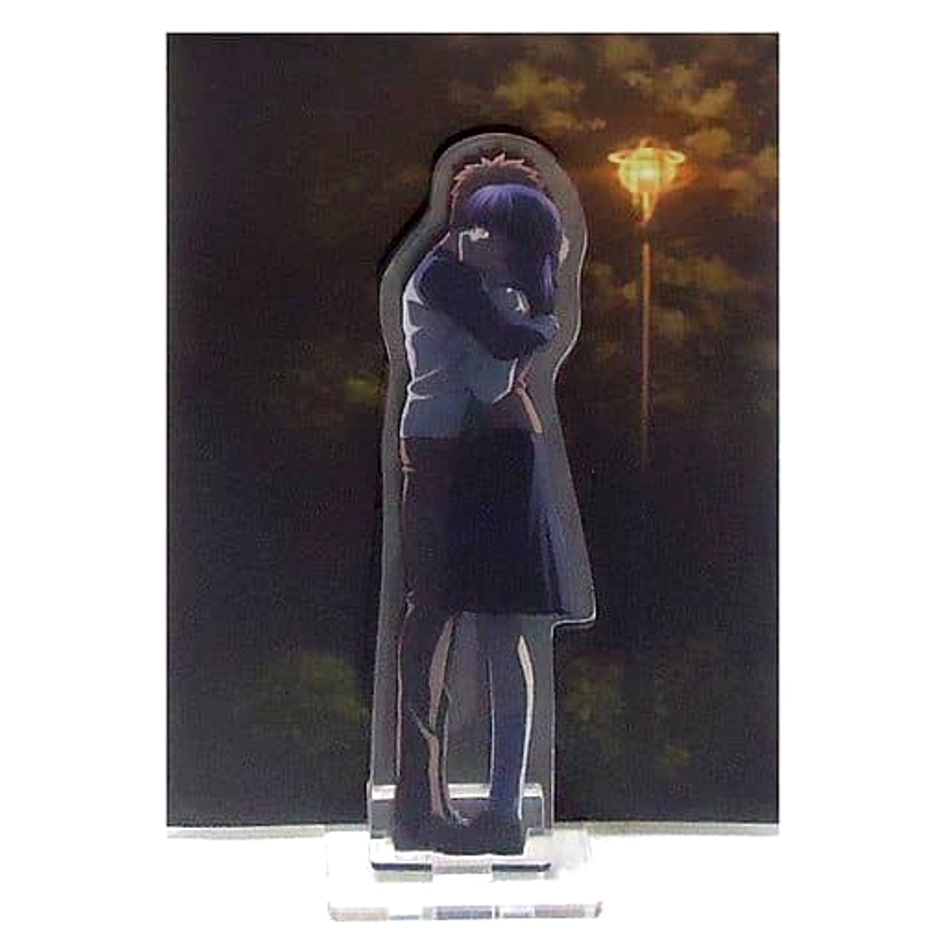 Fate/stay night: Heaven's Feel II. lost butterfly Shiro Emiya Sakura Matou Rain Acrylic Stand ufotable Cafe 3rd Season Limited Acrylic Stands [USED]