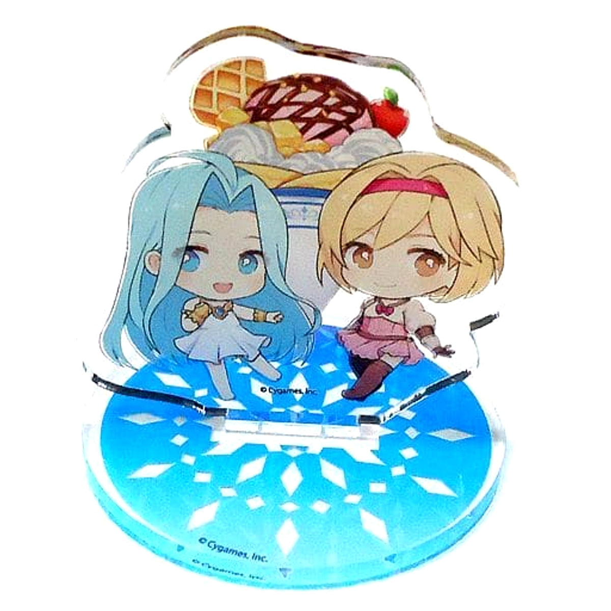 Characre meets Granblue Fantasy Djeeta and Lyria Trading Acrylic Stand Acrylic Stands [USED]