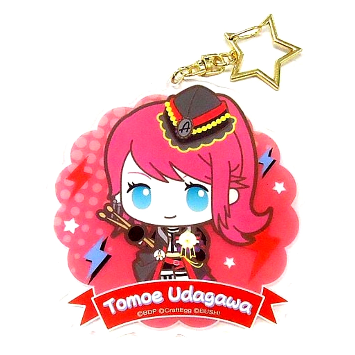 Tomoe Udagawa Afterglow BanG Dream! Acrylic Keychain Sanrio Party Ver. Sanrio Party in Shibuya Marui [USED]
