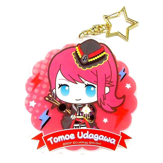 Tomoe Udagawa Afterglow BanG Dream! Acrylic Keychain Sanrio Party Ver. Sanrio Party in Shibuya Marui [USED]