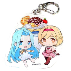 Granblue Fantasy Djeeta Lyria Trading Acrylic Keychains Chara Cre! meets Granblue Fantasy Exclusive Keychains [USED]