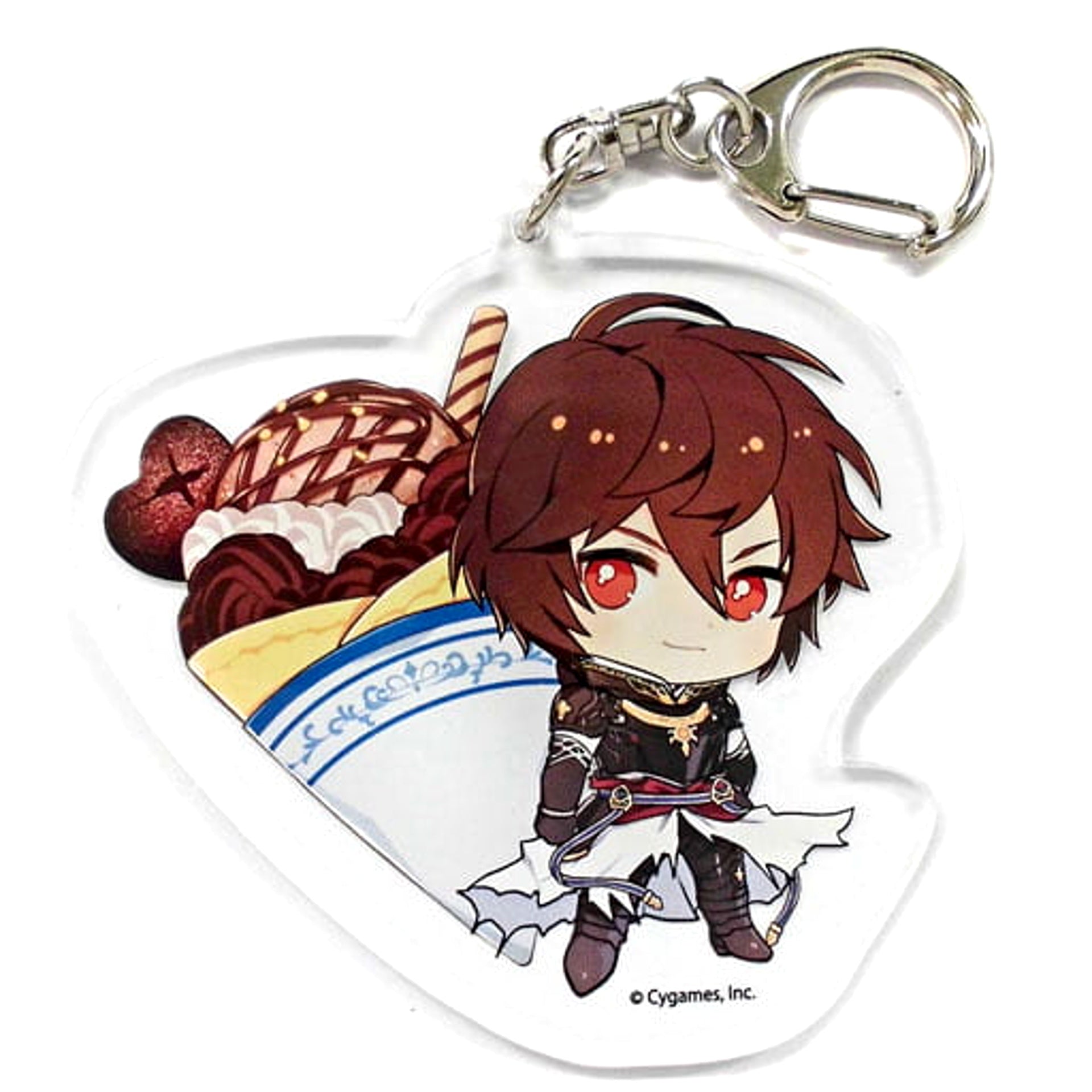 Granblue Fantasy Sandalphon Trading Acrylic Keychains Characre! Meets Granblue Fantasy 1st Edition Limited Keychains [USED]
