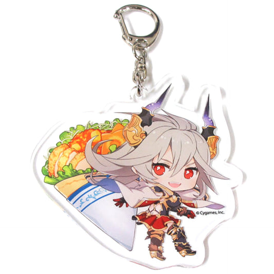 Granblue Fantasy Threo Trading Acrylic Keychains Characre! Meets Granblue Fantasy 1st Edition Limited Keychains [USED]