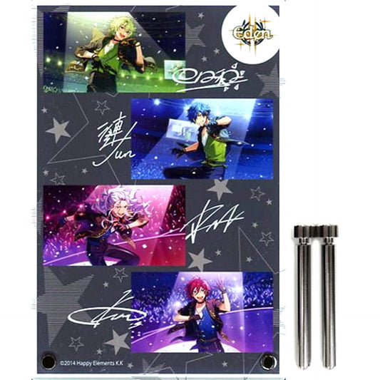Eden Ensemble Stars! Official Visual Fanbook Vol.3 Ebiten DX Pack Selectable Acrylic Panel Bonus Single [USED]