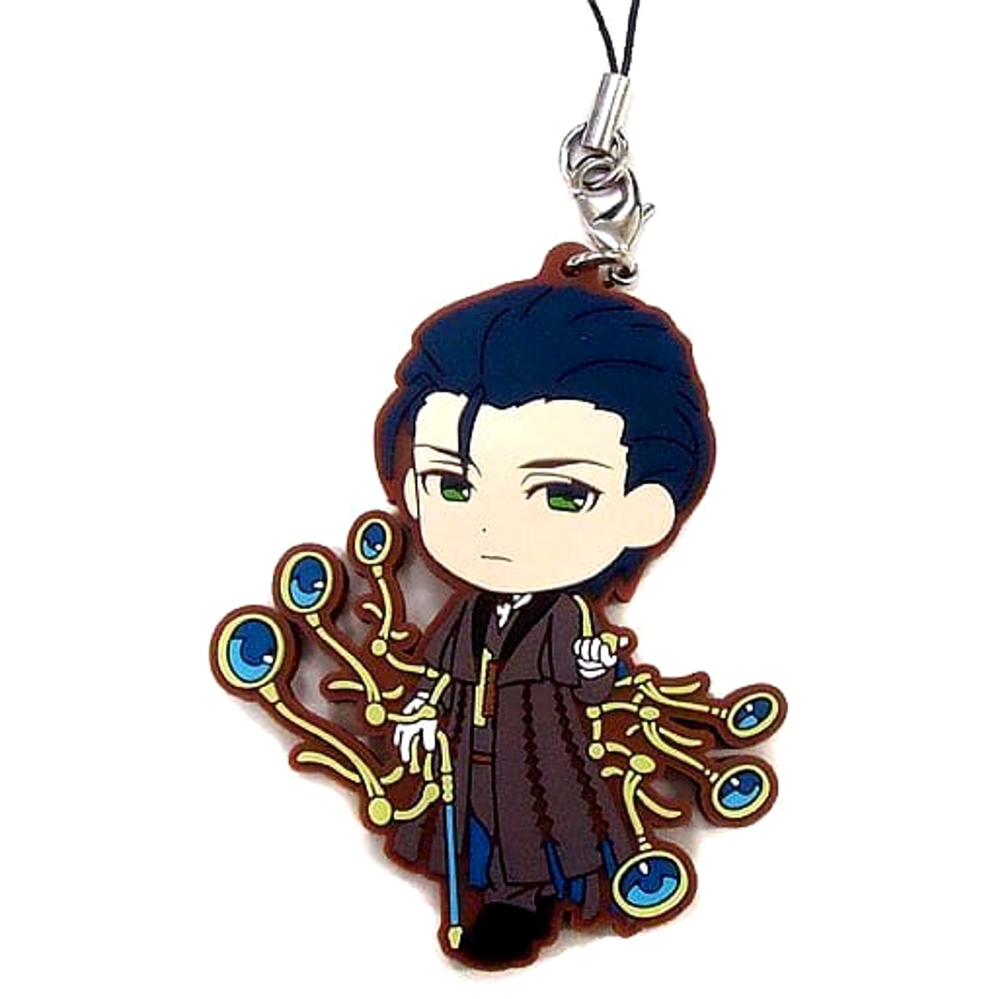 Fate/Grand Order Ruler/Sherlock Holmes Ichiban Kuji Busokanryo Ortenaus Rubber Charm Kyunchara Illustrations Epic of Remnant Prize C Keychains [USED]