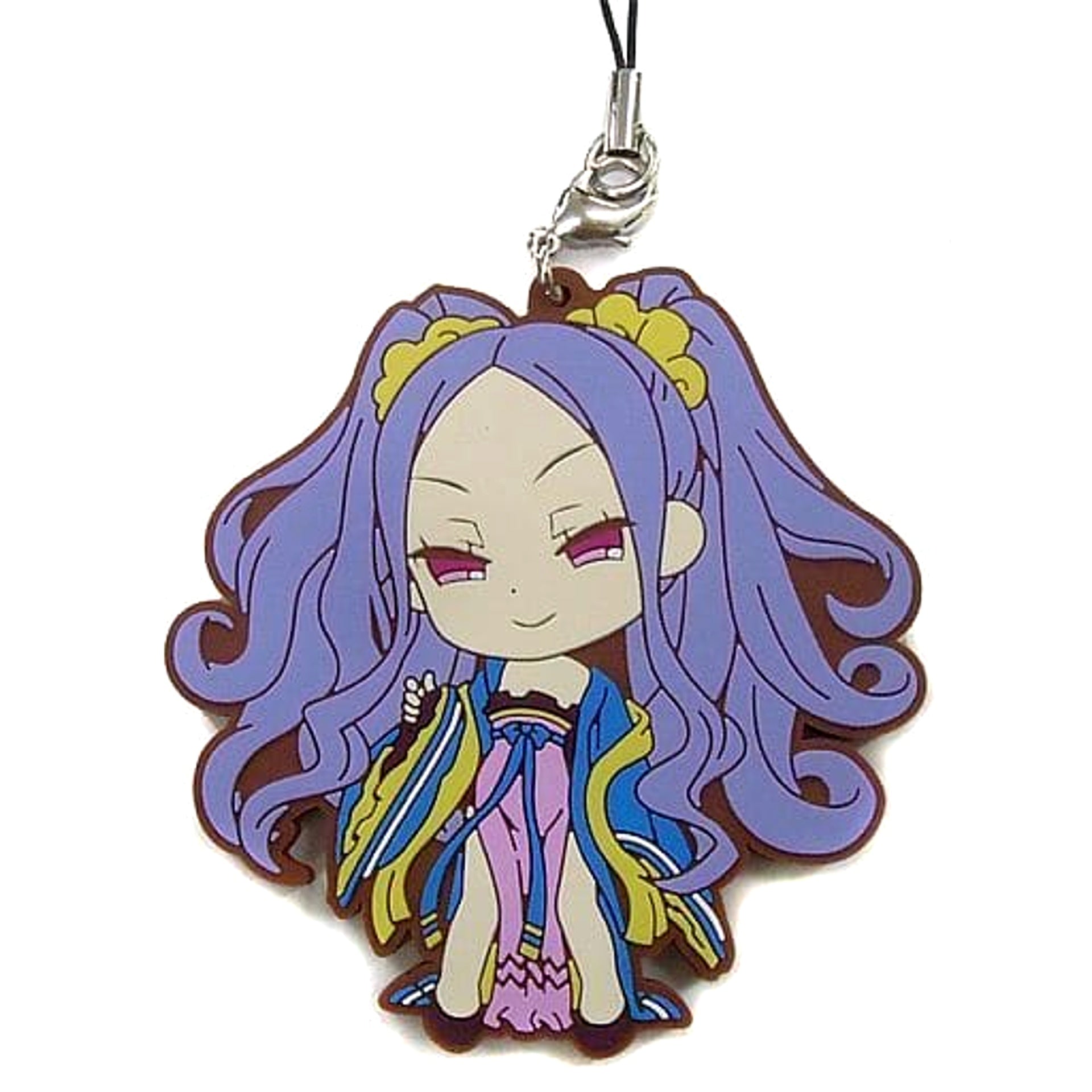 Fate/Grand Order Assassin/Wu Zetian Ichiban Kuji Busokanryo Ortenaus Rubber Charm Kyunchara Illustrations Epic of Remnant Prize C Keychains [USED]