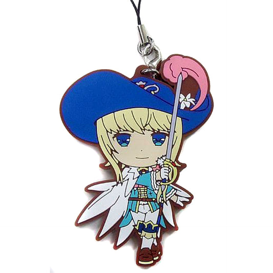 Fate/Grand Order Saber/Chevalier d'Eon Ichiban Kuji Busokanryo Ortenaus Rubber Charm Kyunchara Illustrations Epic of Remnant Prize C Keychains [USED]