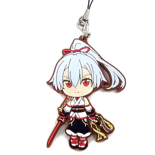 Fate/Grand Order Archer/Tomoe Gozen Ichiban Kuji Busokanryo Ortenaus Rubber Charm Kyunchara Illustrations Epic of Remnant Prize C Keychains [USED]