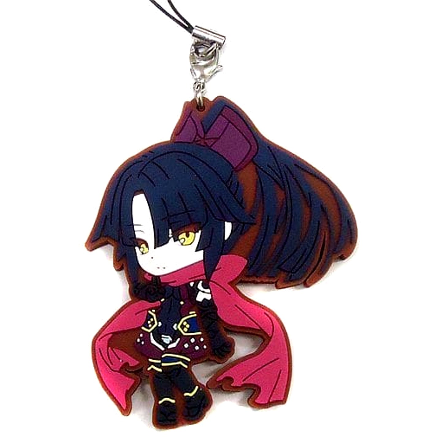 Fate/Grand Order Assassin/Kato Danzo Ichiban Kuji Busokanryo Ortenaus Rubber Charm Kyunchara Illustrations Epic of Remnant Prize C Keychains [USED]