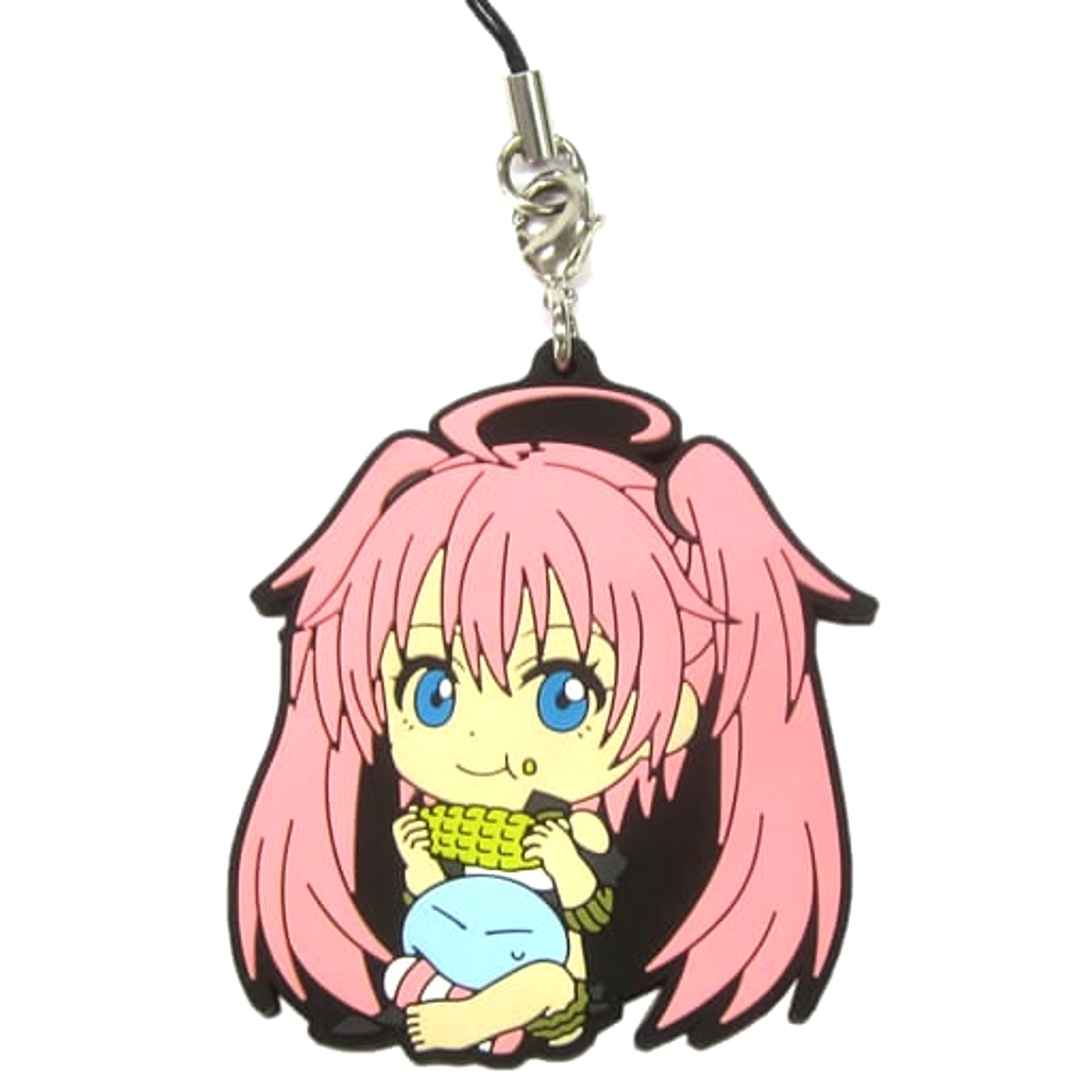 That Time I Got Reincarnated as a Slime Millim Rimuru Sitting Ichiban Kuji Mabudachi nanoda! Rubber Charm Kyunchara Illustrations Prize F [USED]